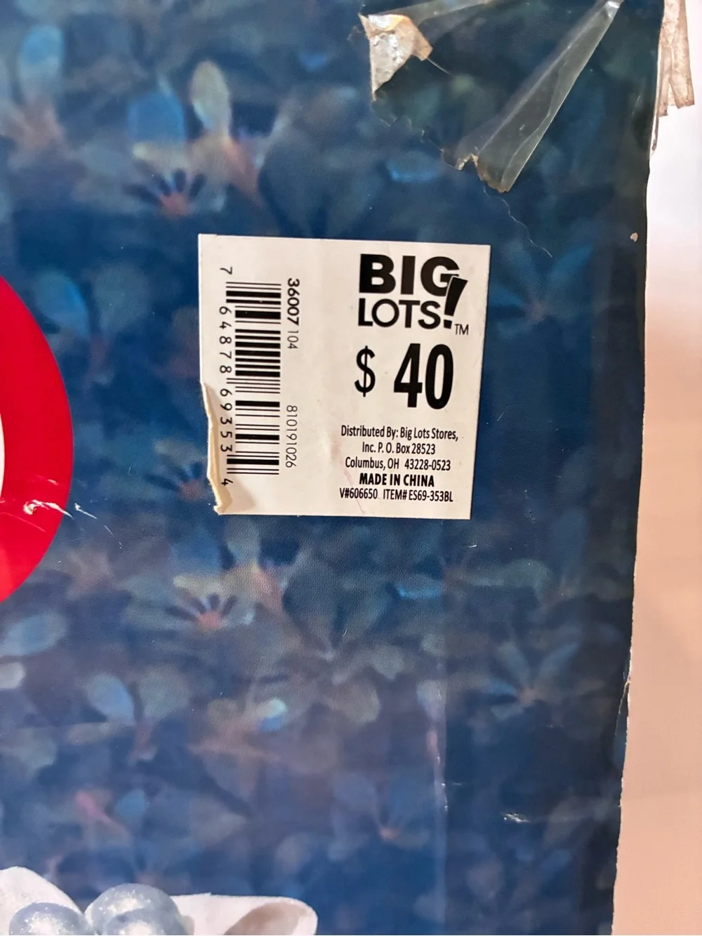 Big Lots add warm